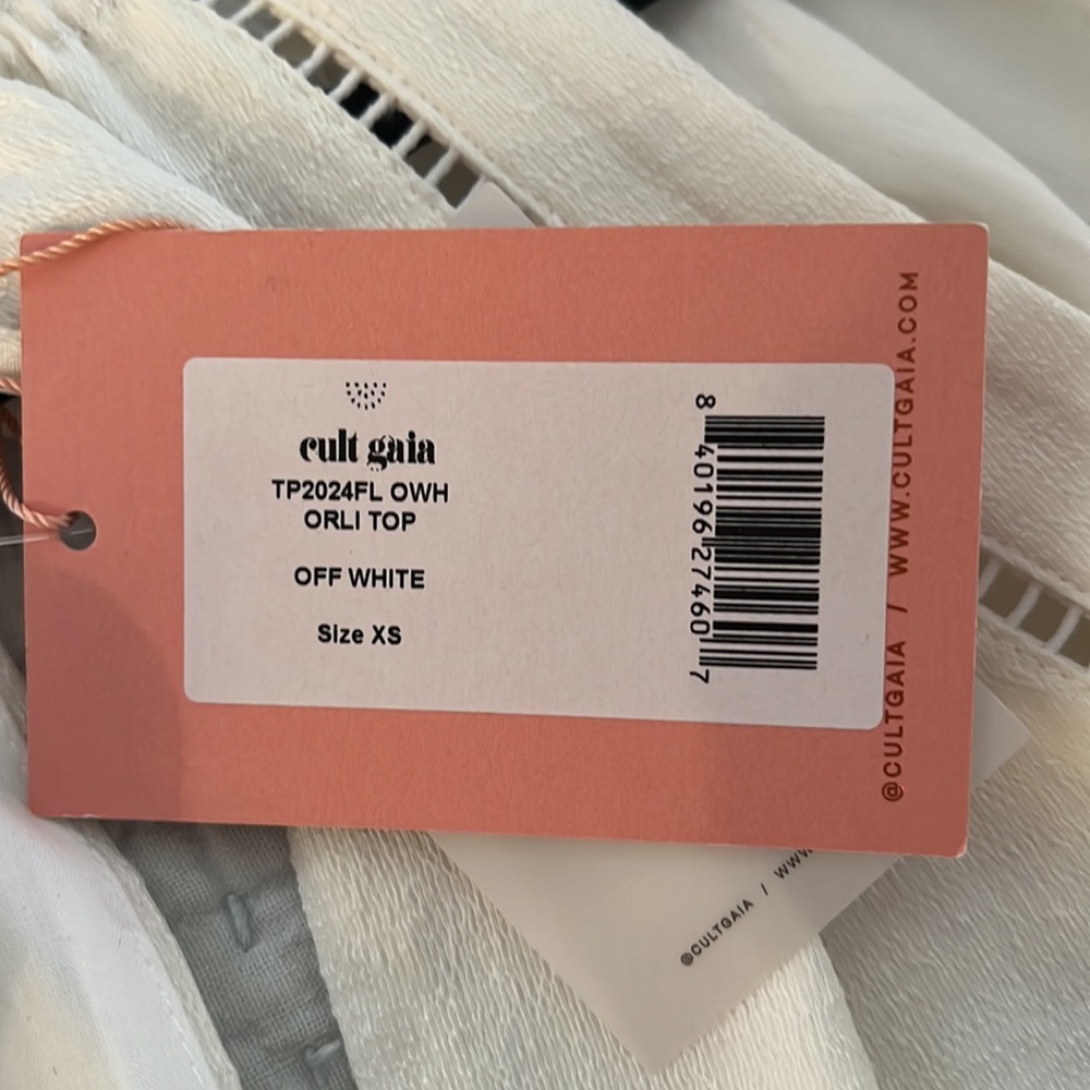 Cult Gaia White Sleeveless Top - Picture 2 of 4